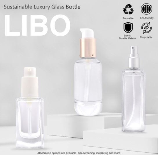 Sustainable Luxury Glass Bottles for Cosmetics and Skincare